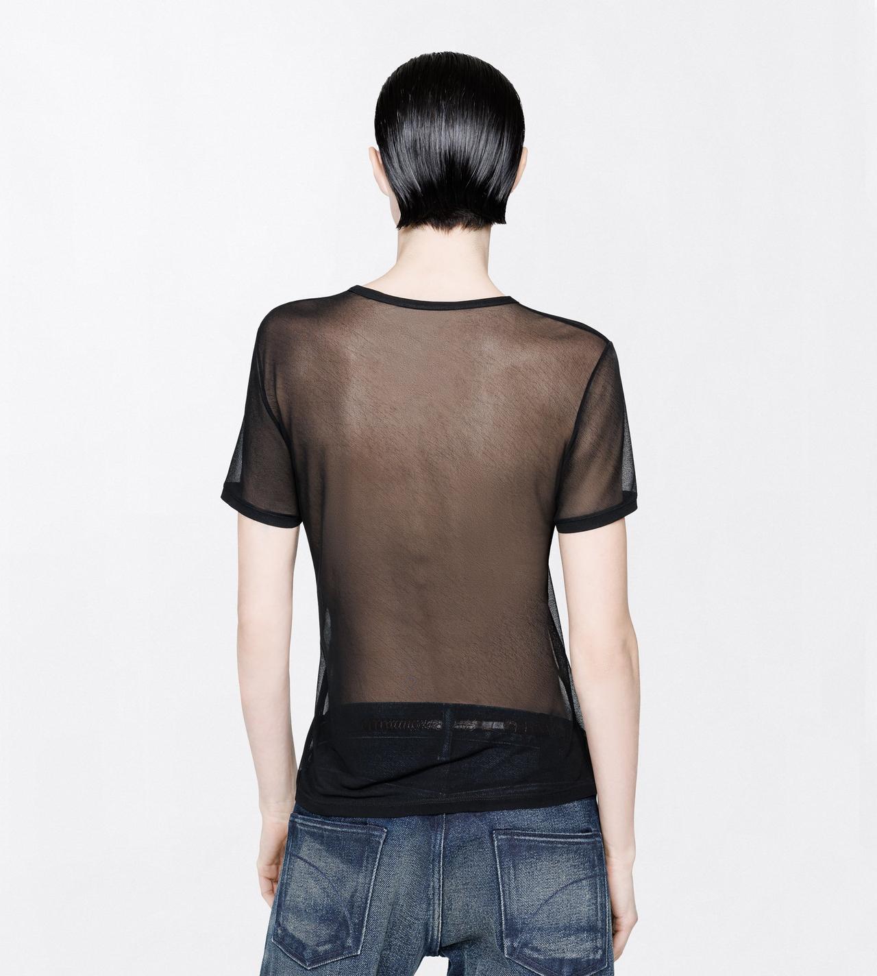 TOM FORD VISCOSE BLACK LIGHT CREPE JERSEY BOYFRIEND T-SHIRT