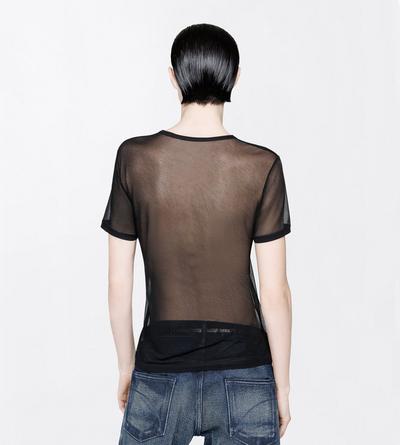 TOM FORD VISCOSE BLACK LIGHT CREPE JERSEY BOYFRIEND T-SHIRT