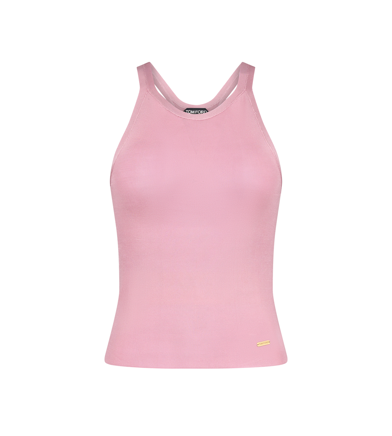 COMPACT FINE SILK KNIT RACERBACK TANK TOP image number 0