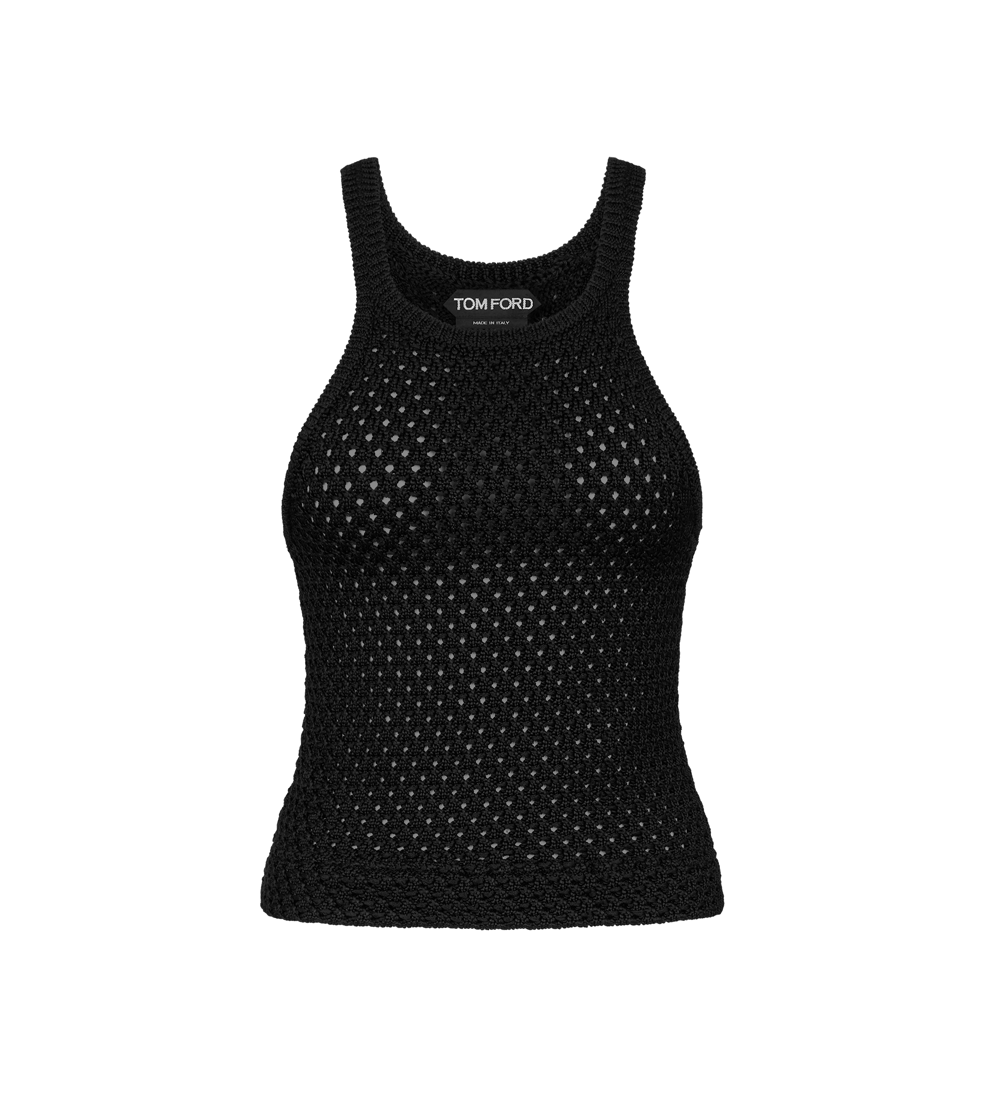 VEST WITH METAL T SHAPED SIGNATURE HARDWARE