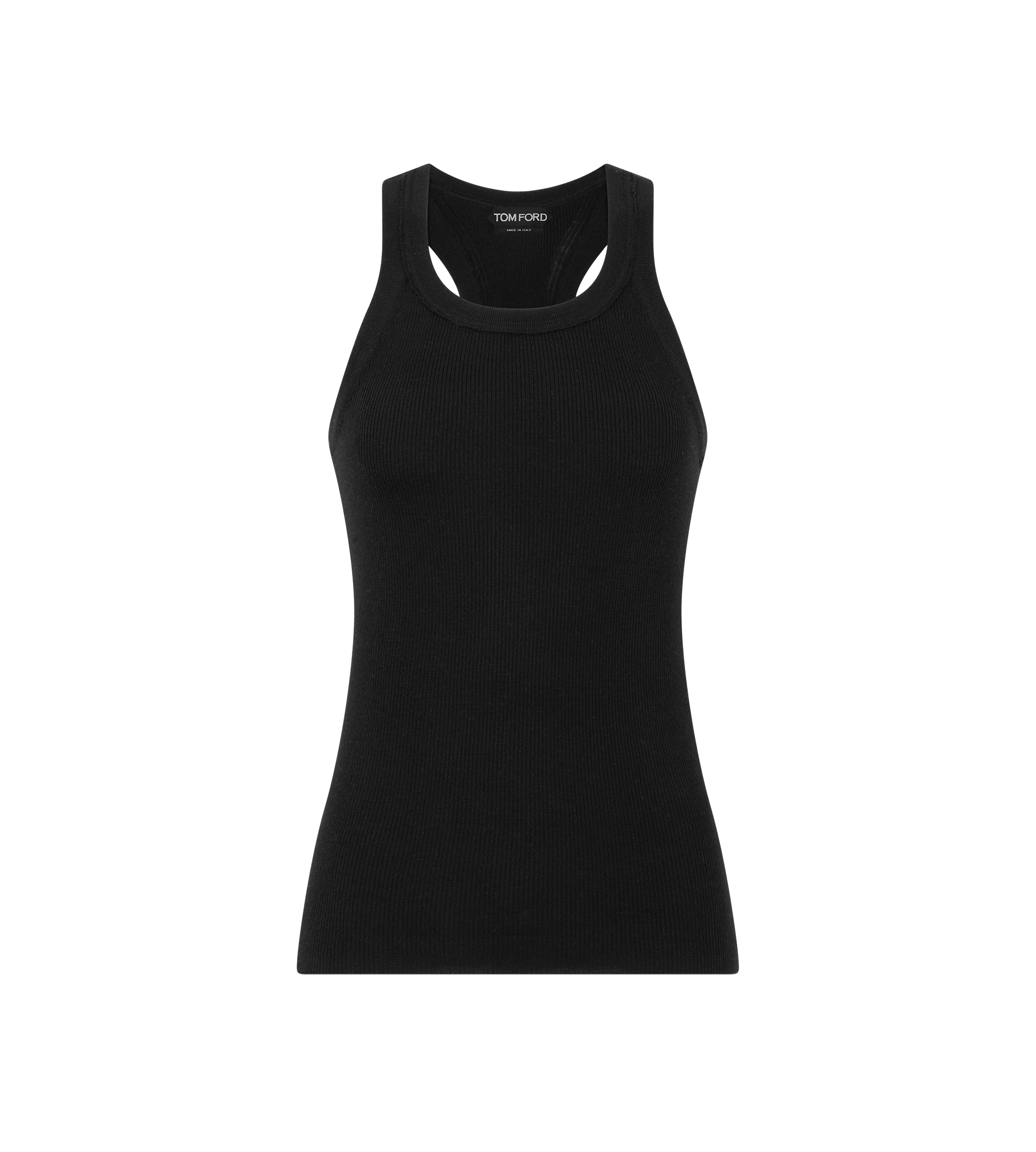 FINE MERINO RIB MASCULINE RACERBACK VEST