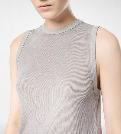 MICRO SEQUINS EMBELLISHED RIB RELAXED TANK image number 1