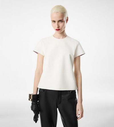 NAPPA LUX AND WASHED DUCHESSE T-SHIRT image number 2