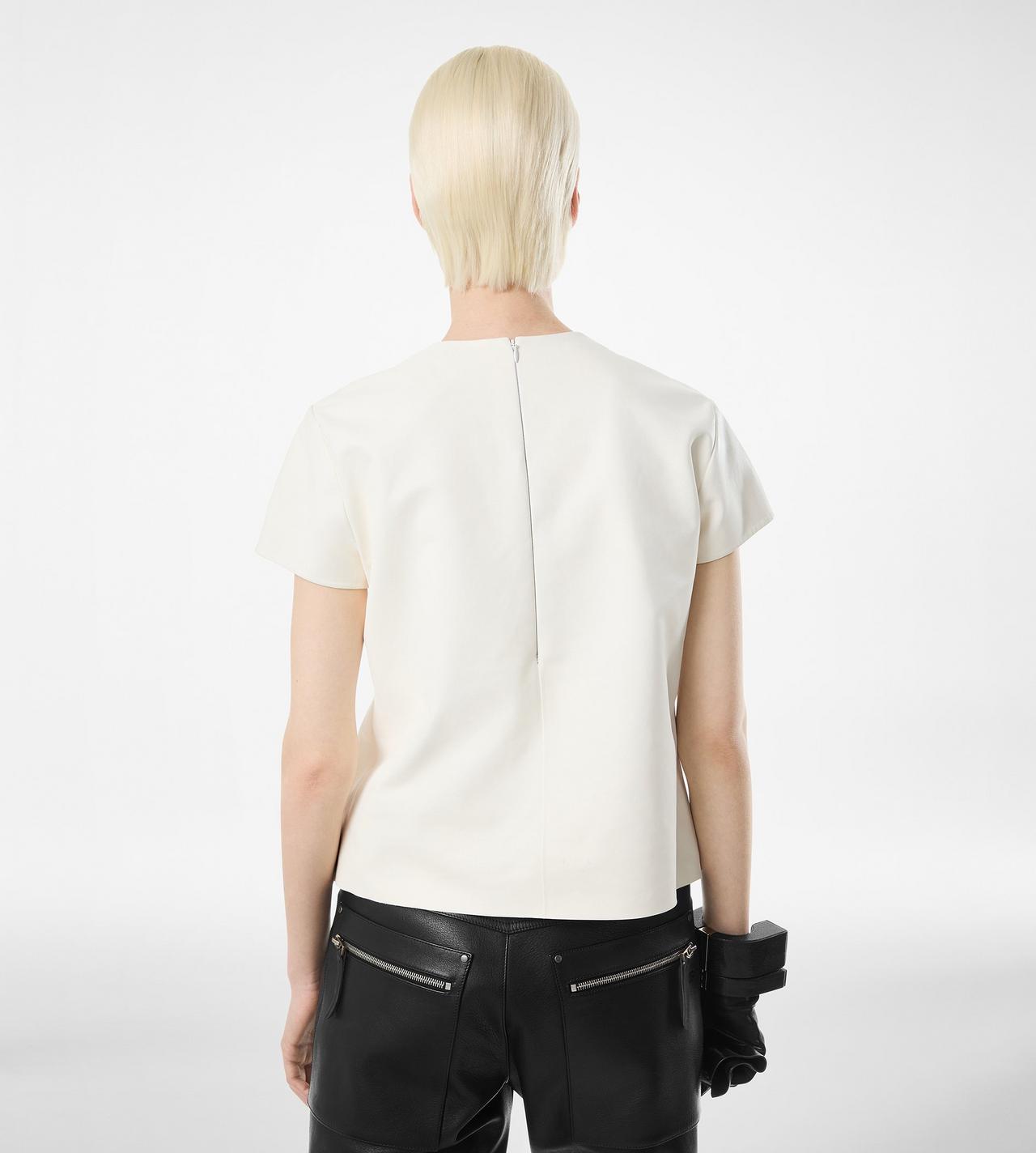 NAPPA LUX AND WASHED DUCHESSE T-SHIRT image number 3