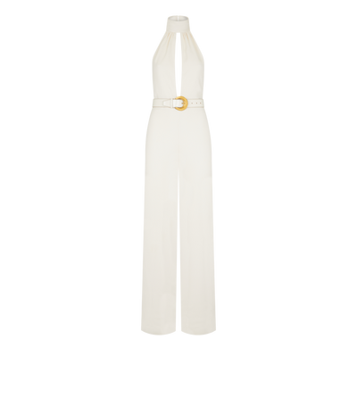 SABLE' HALTER NECK BELTED JUMPSUIT | Tom Ford Fashion