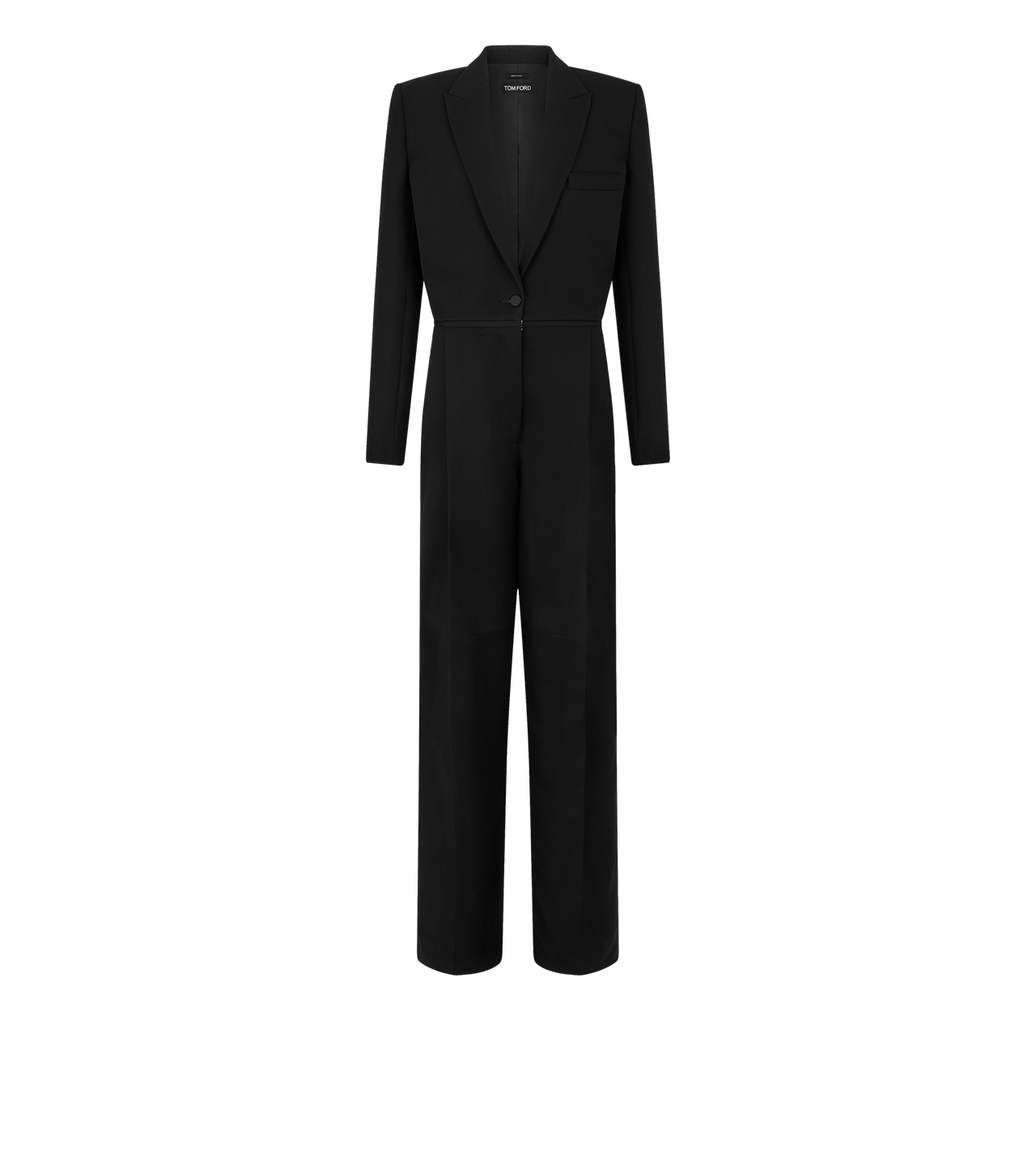 SHARP WOOL TUXEDO JUMPSUIT image number 0