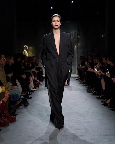SHARP WOOL TUXEDO JUMPSUIT image number 5