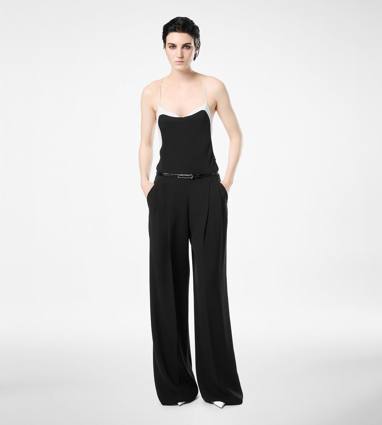 DOUBLE GEORGETTE STRETCH CAMISOLE JUMPSUIT image number 2