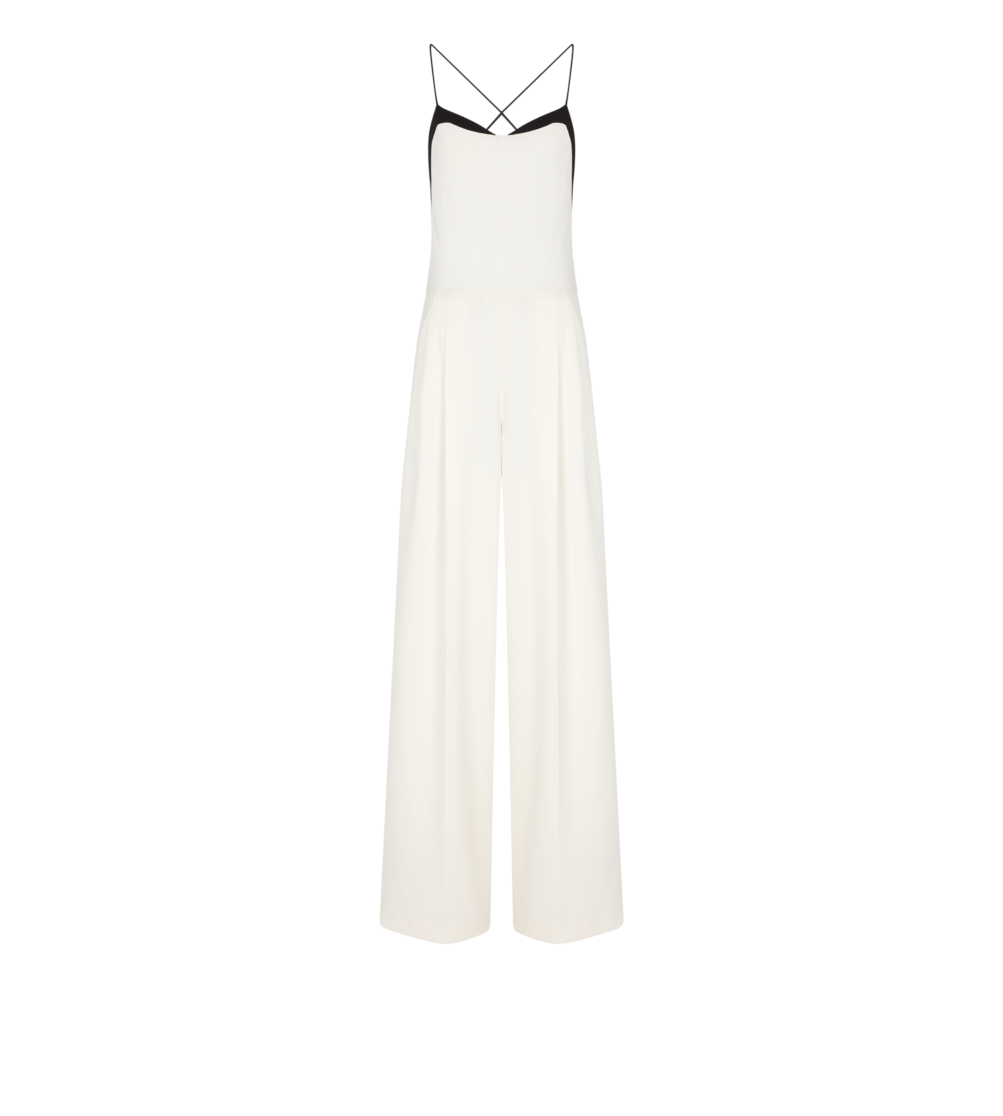 DOUBLE GEORGETTE STRETCH CAMISOLE JUMPSUIT