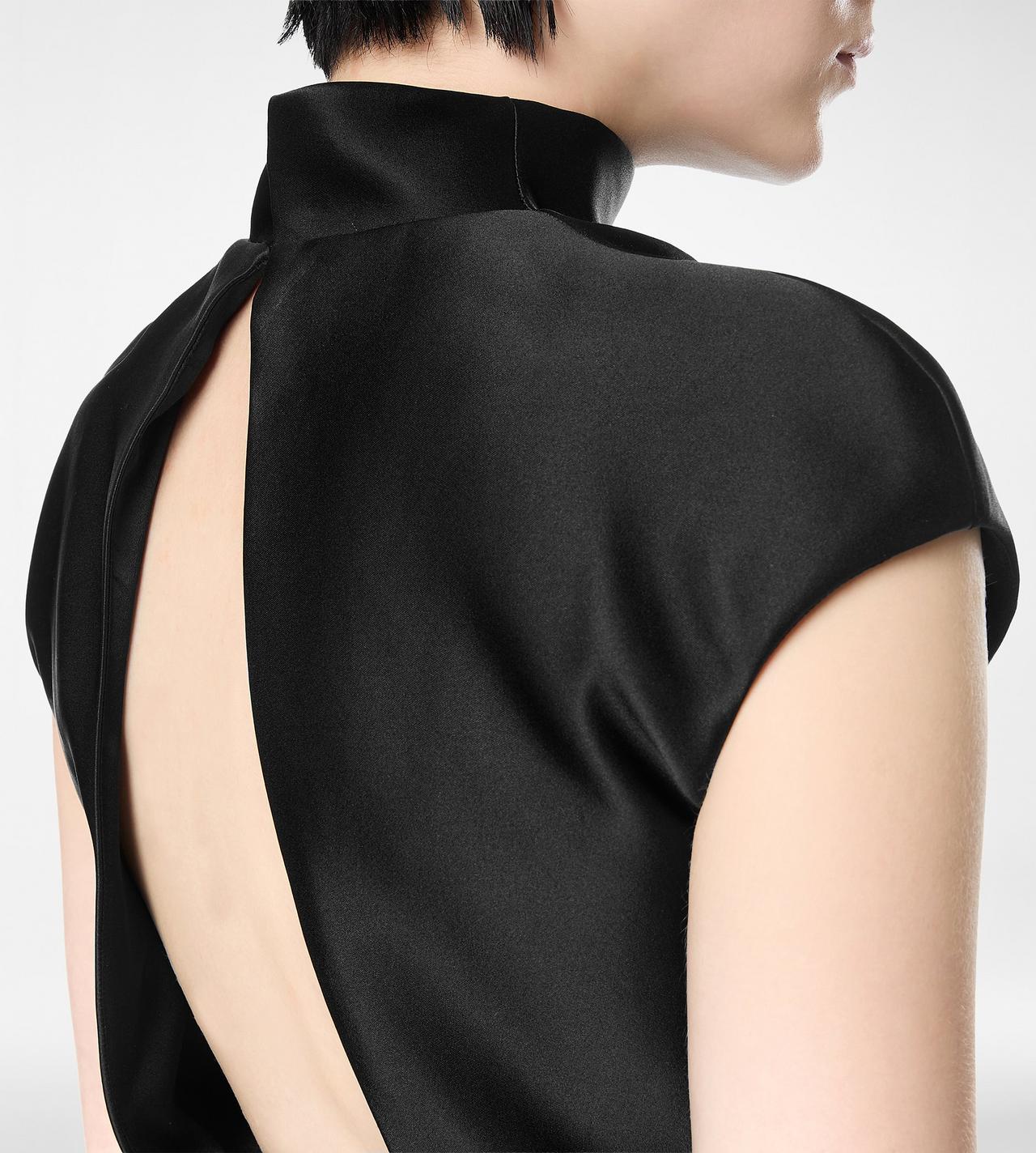 DOUBLE SILK DUCHESSE PLAYSUIT WITH CUT-OUT image number 4