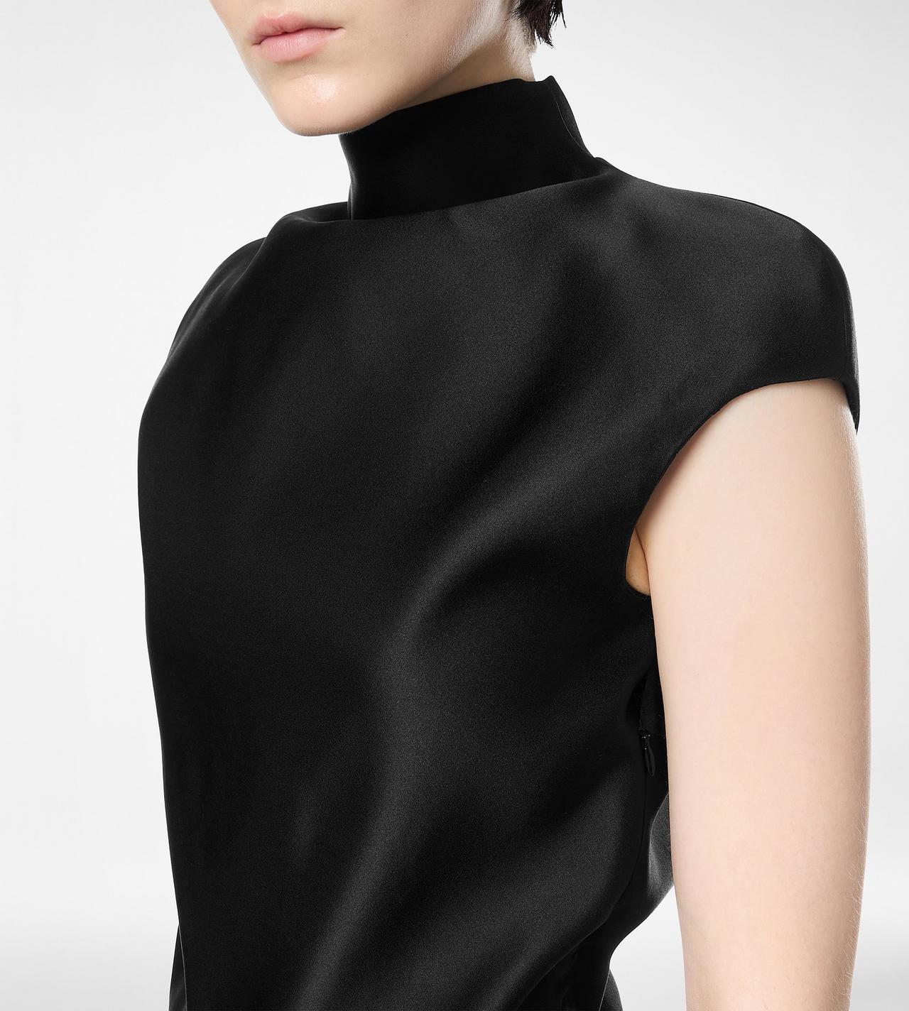 DOUBLE SILK DUCHESSE PLAYSUIT WITH CUT-OUT image number 1