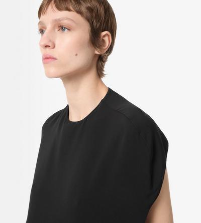 TOM FORD SILK BLACK + PINK IMPOSSIBLE BACKLESS CAP SLEEVE BIPART JUMPSUIT