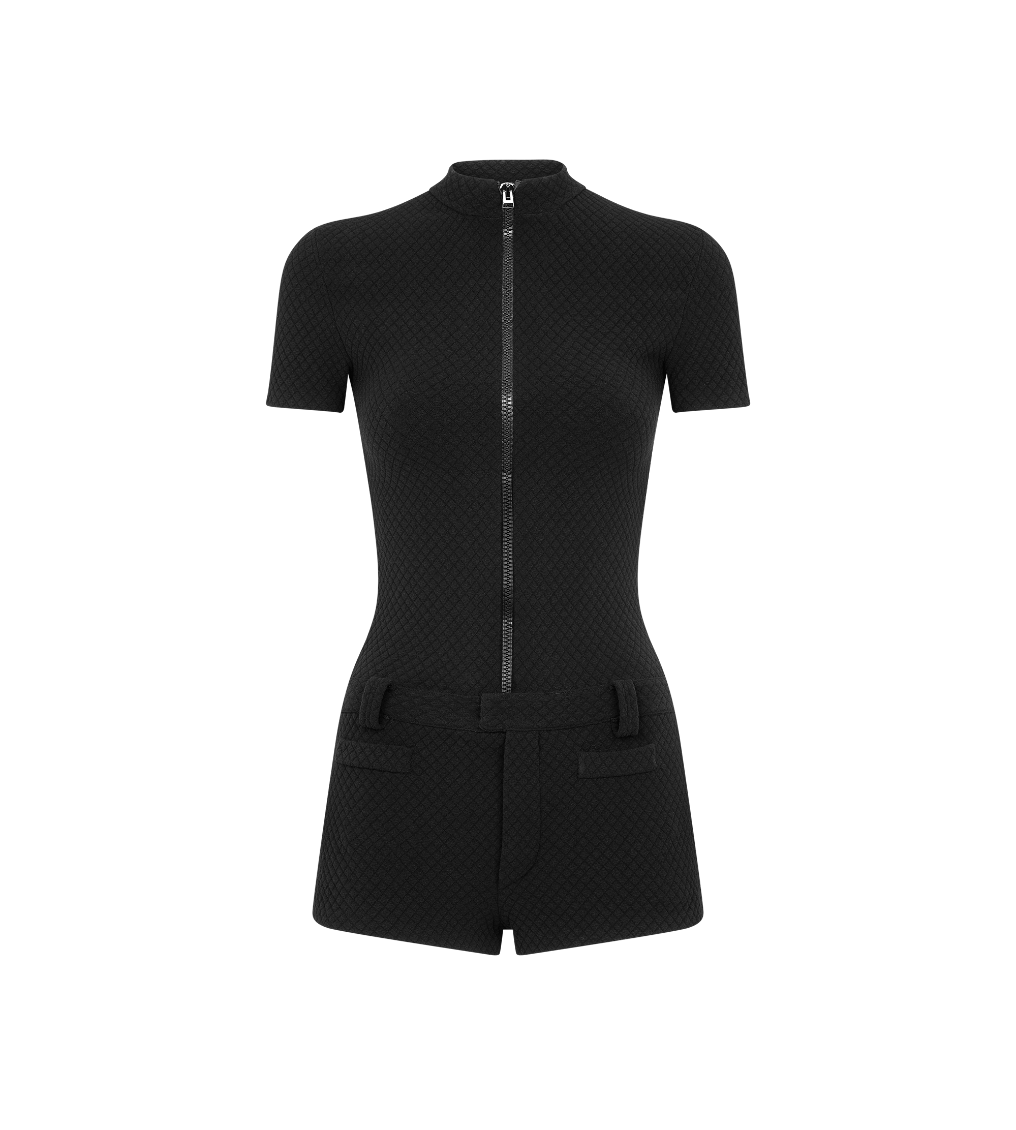 MOCK NECK PLAYSUIT
