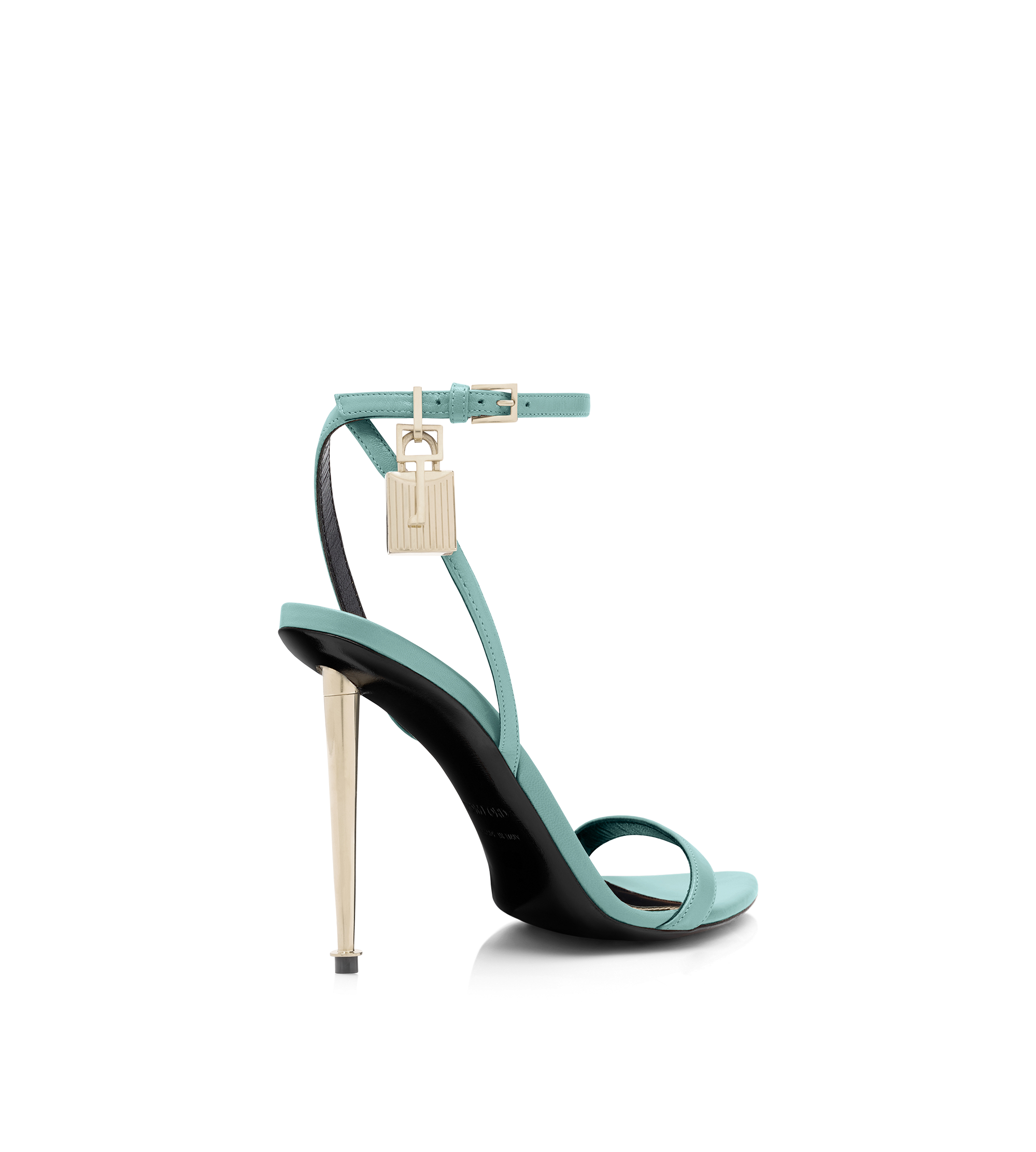 【関税&送料込】Tom Ford Padlock Pointy Sandals In Smooth Le SHINY LEATHER PADLOCK POINTY NAKED SANDAL | Tom Ford Fashion