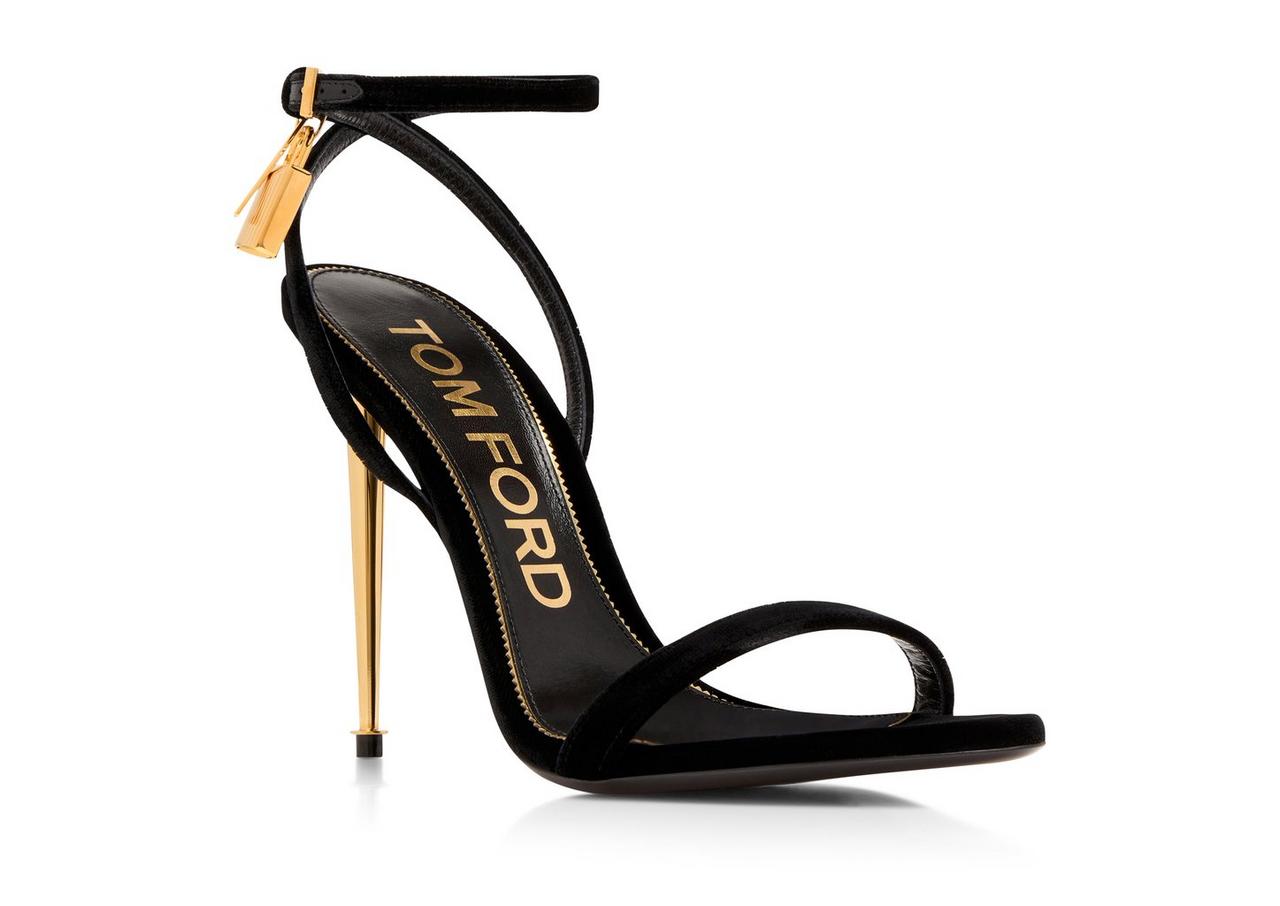 Black Padlock 105 Heeled Sandals curated on LTK