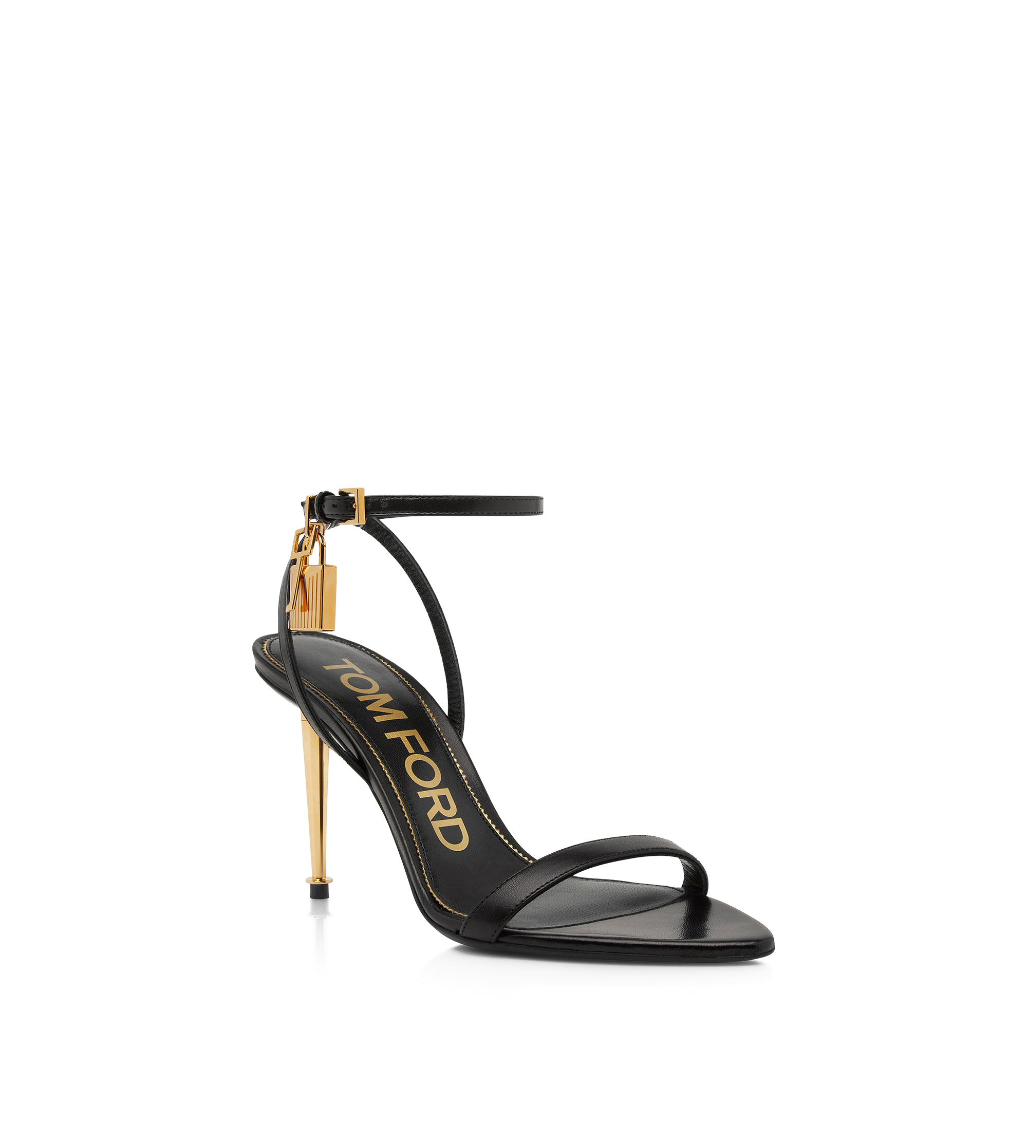 Tom ford 85mm lock best sale leather sandals