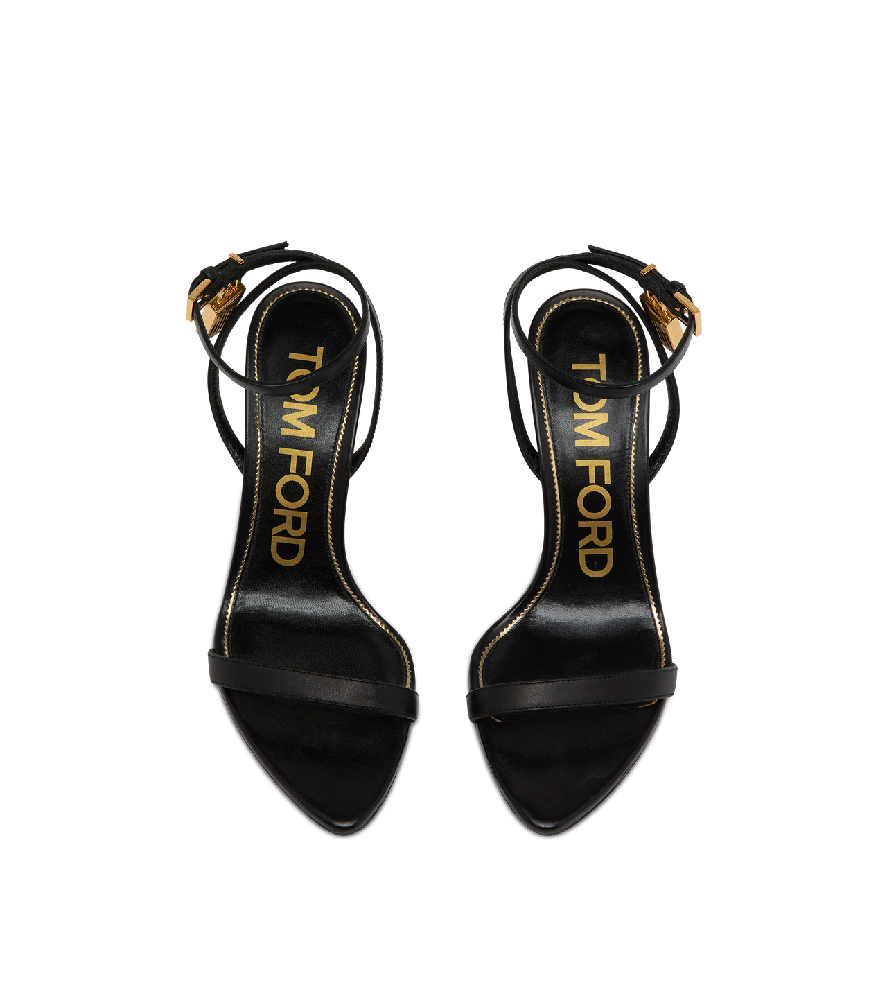 Tom ford 85mm lock leather 2024 sandals