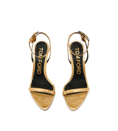新作*Tomford* Padlock 55 スリングバックサンダル パイソン Tom Ford Padlock Snakeskin-effect Sandals | Fashion Clinic