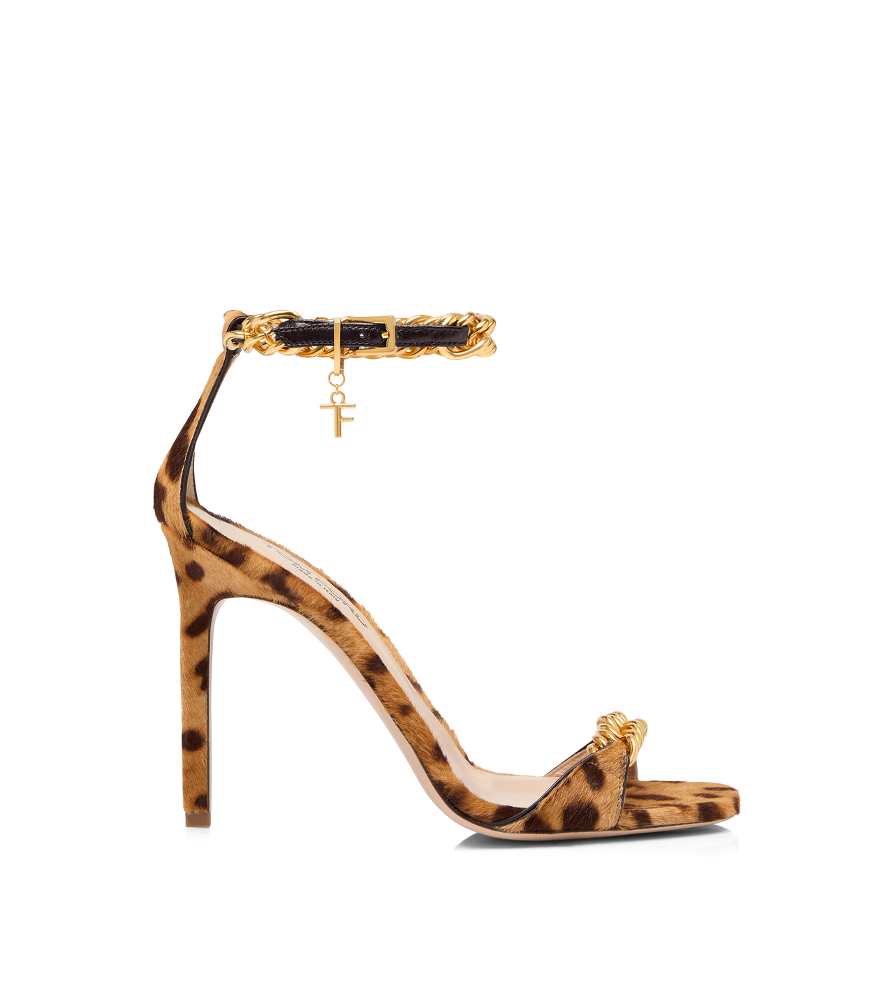CC 2026 Retro Sandals Leopard Print Calf Hair 668079