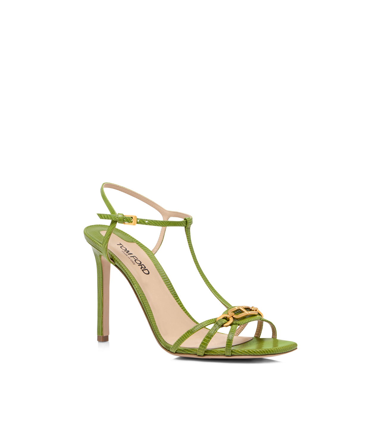 STAMPED LIZARD LEATHER WHITNEY SANDAL image number 1