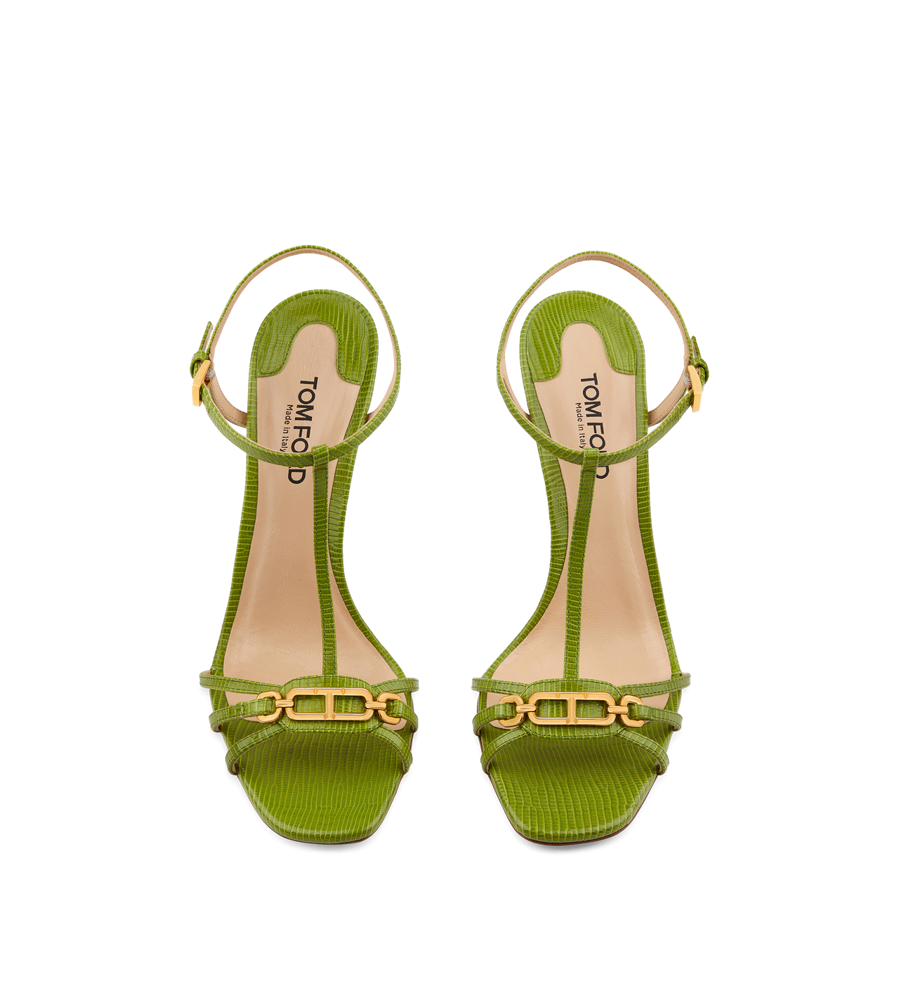 STAMPED LIZARD LEATHER WHITNEY SANDAL image number 3