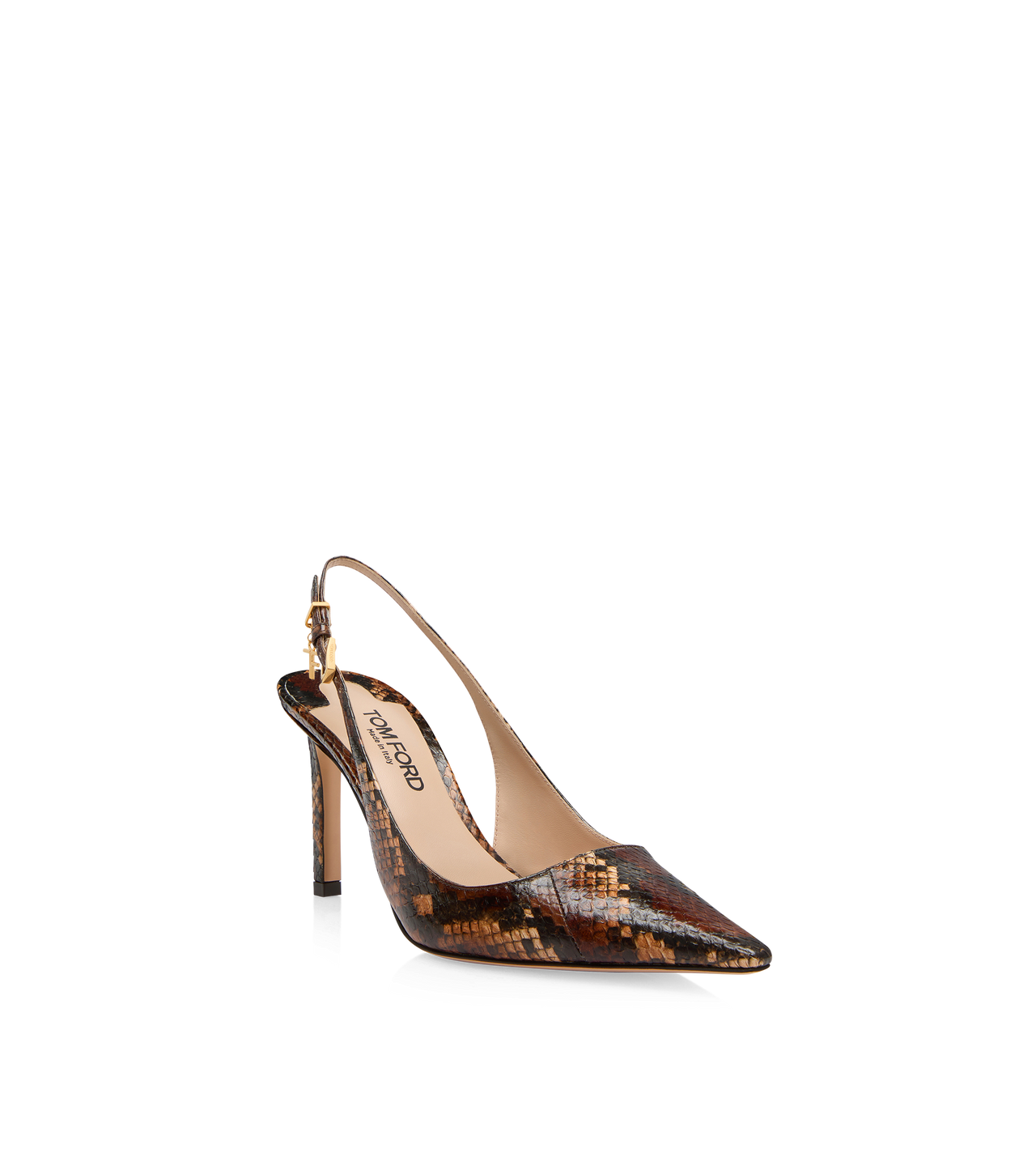 SNAKESKIN ANGELINA SLINGBACK image number 1