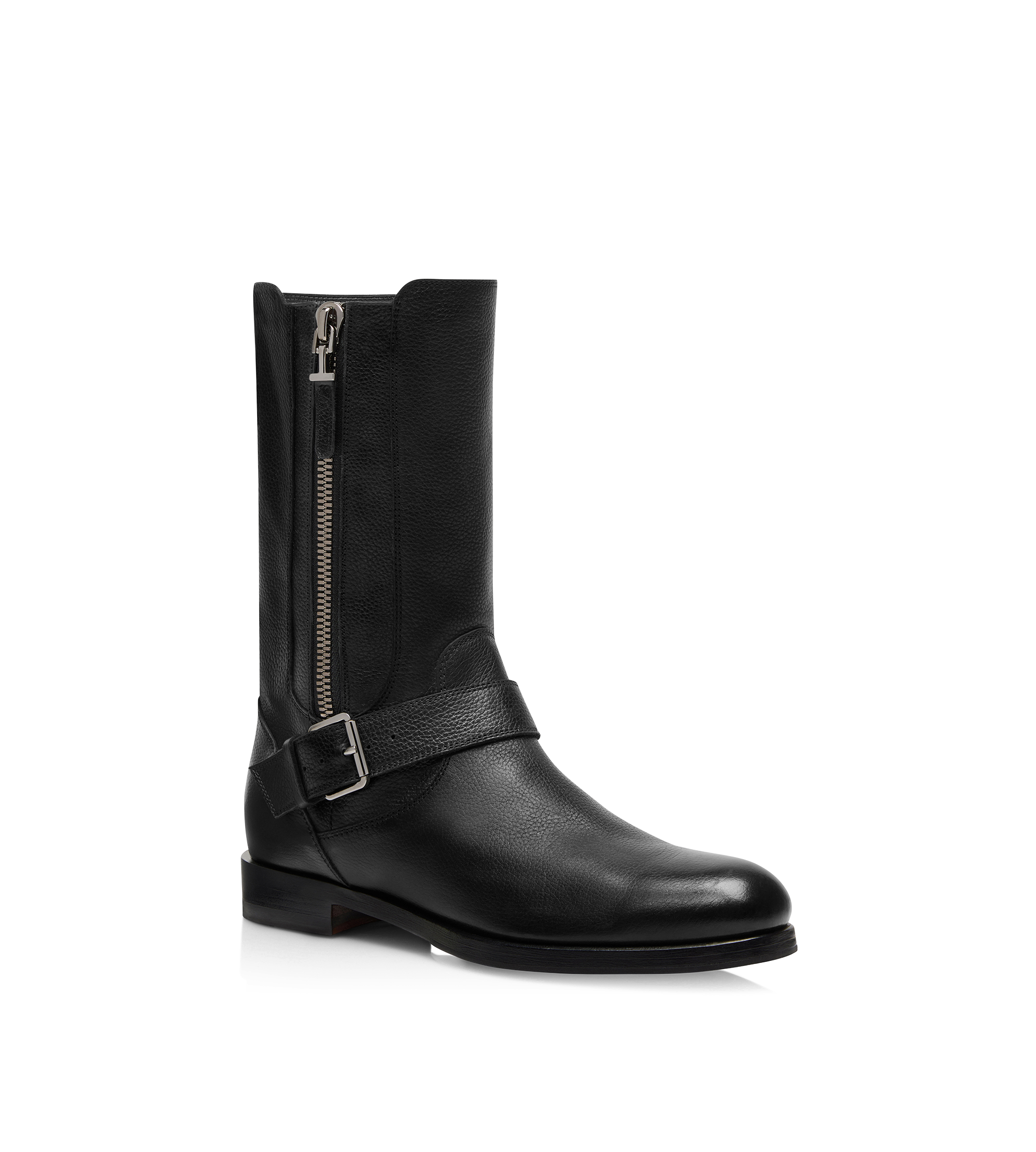 ロングブーツ TOM FORD Leather ankle boots Tom Ford - Padlock leather ankle boots TOM FORD
