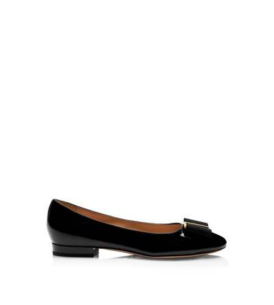 LEATHER AND GROS GRAIN AUDREY BALLERINA FLAT image number 0