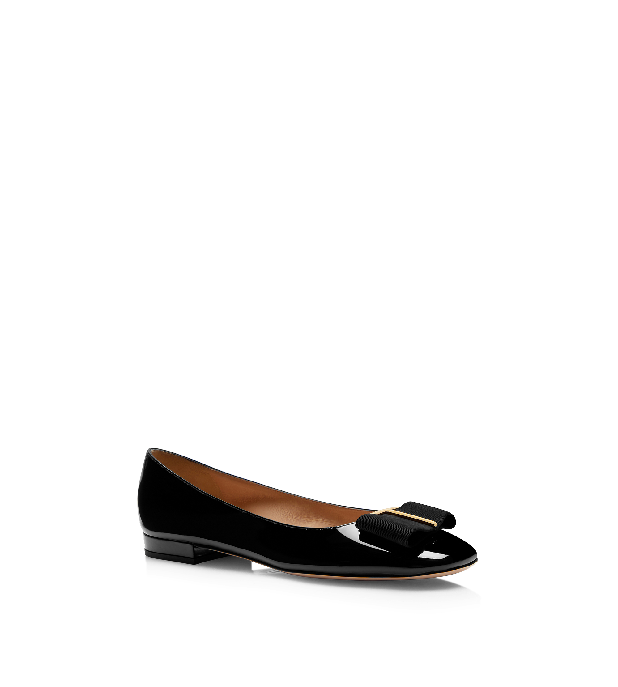 LEATHER AND GROS GRAIN AUDREY BALLERINA FLAT