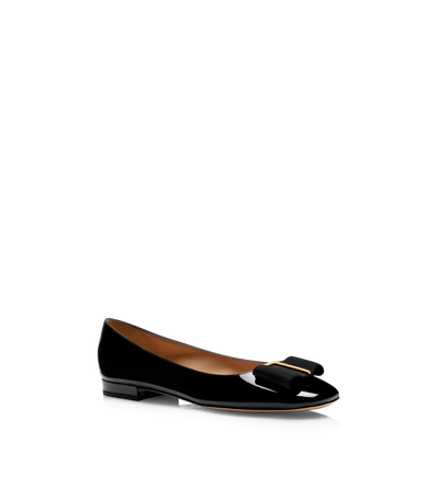 LEATHER AND GROS GRAIN AUDREY BALLERINA FLAT image number 1