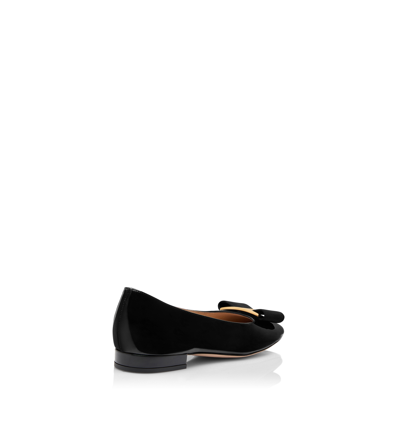 LEATHER AND GROS GRAIN AUDREY BALLERINA FLAT image number 2