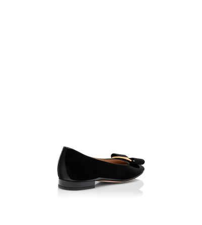 LEATHER AND GROS GRAIN AUDREY BALLERINA FLAT image number 2