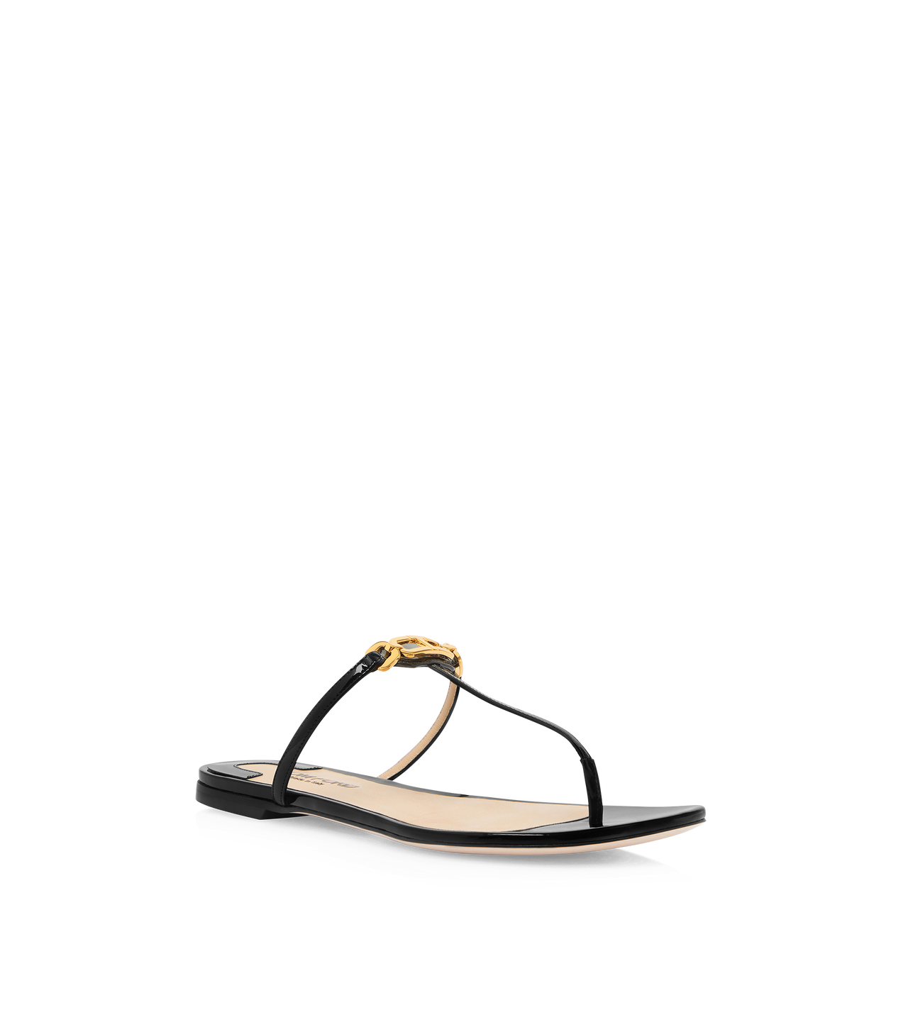 PATENT LEATHER WHITNEY THONG SANDAL image number 1