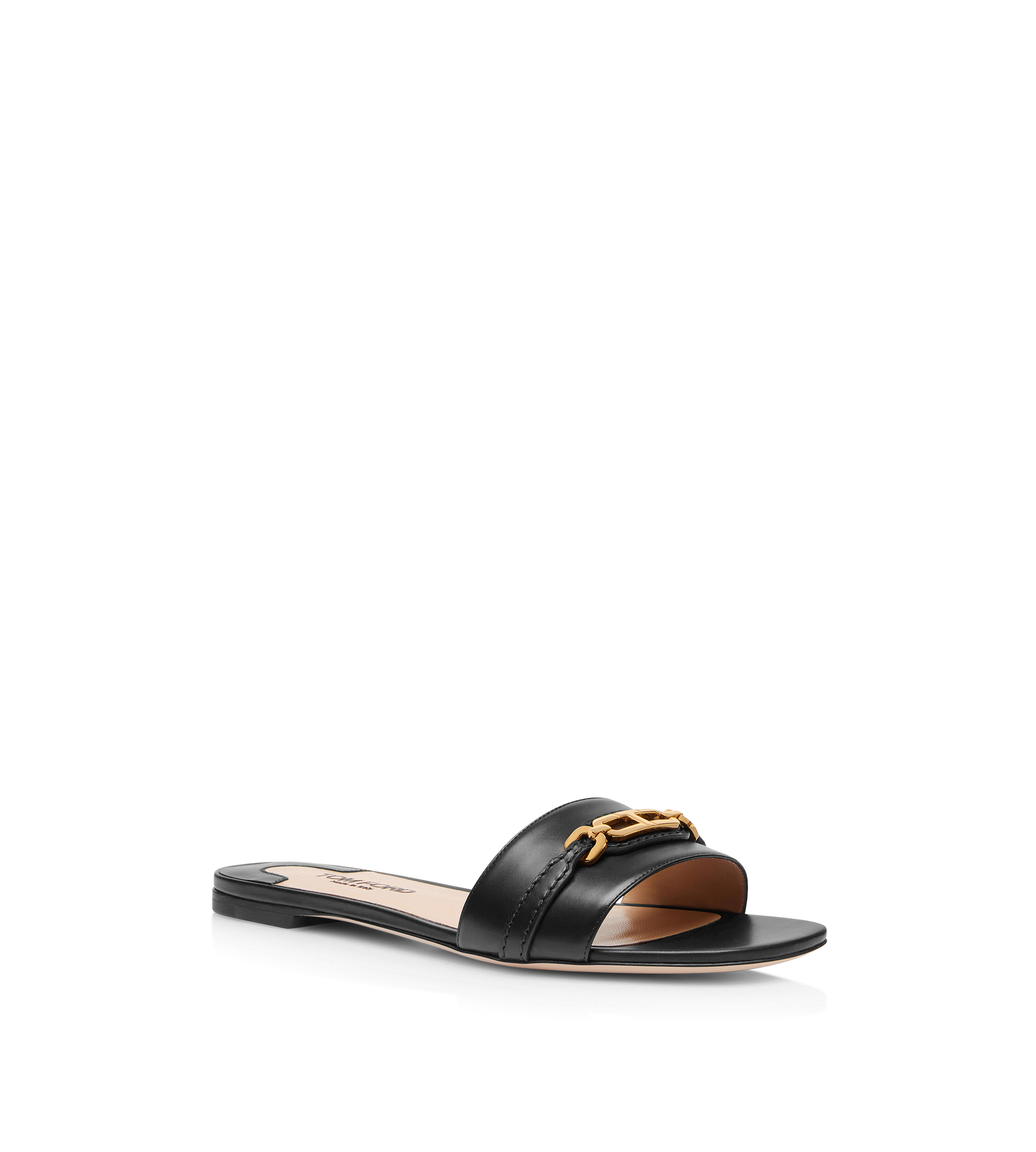 LEATHER WHITNEY SLIDE
