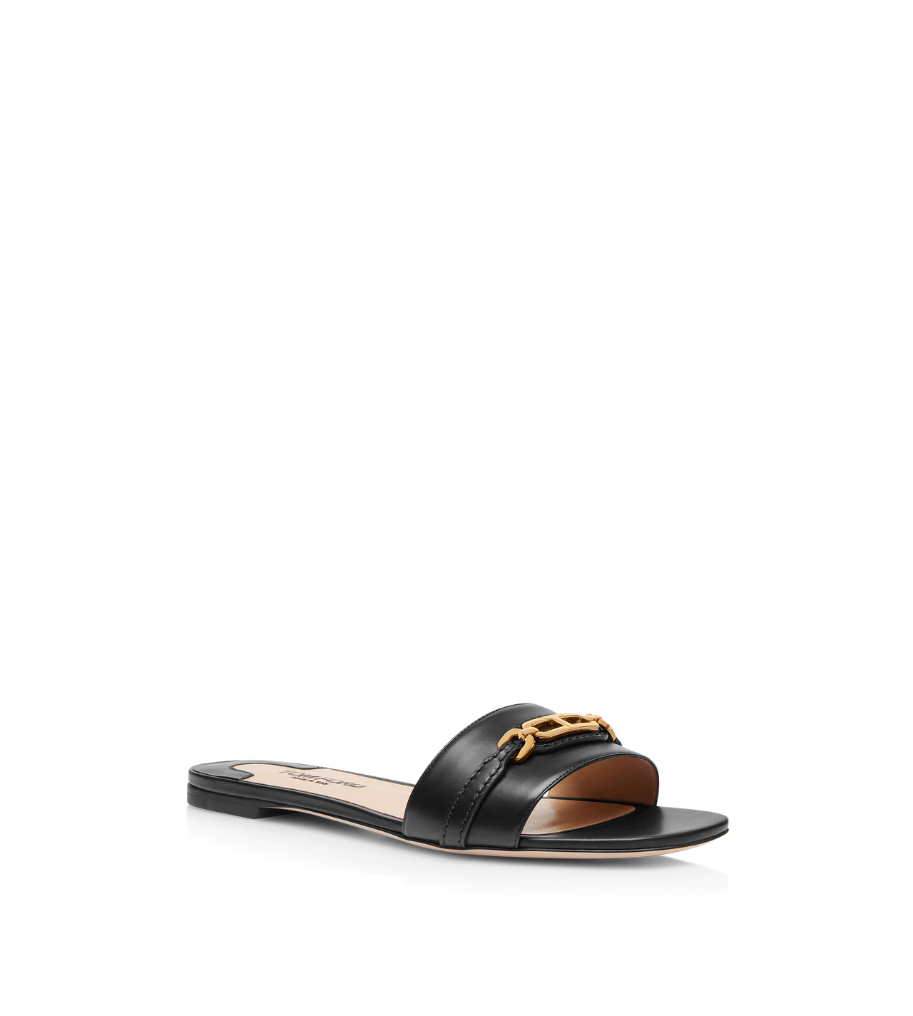 LEATHER WHITNEY SLIDE image number 1