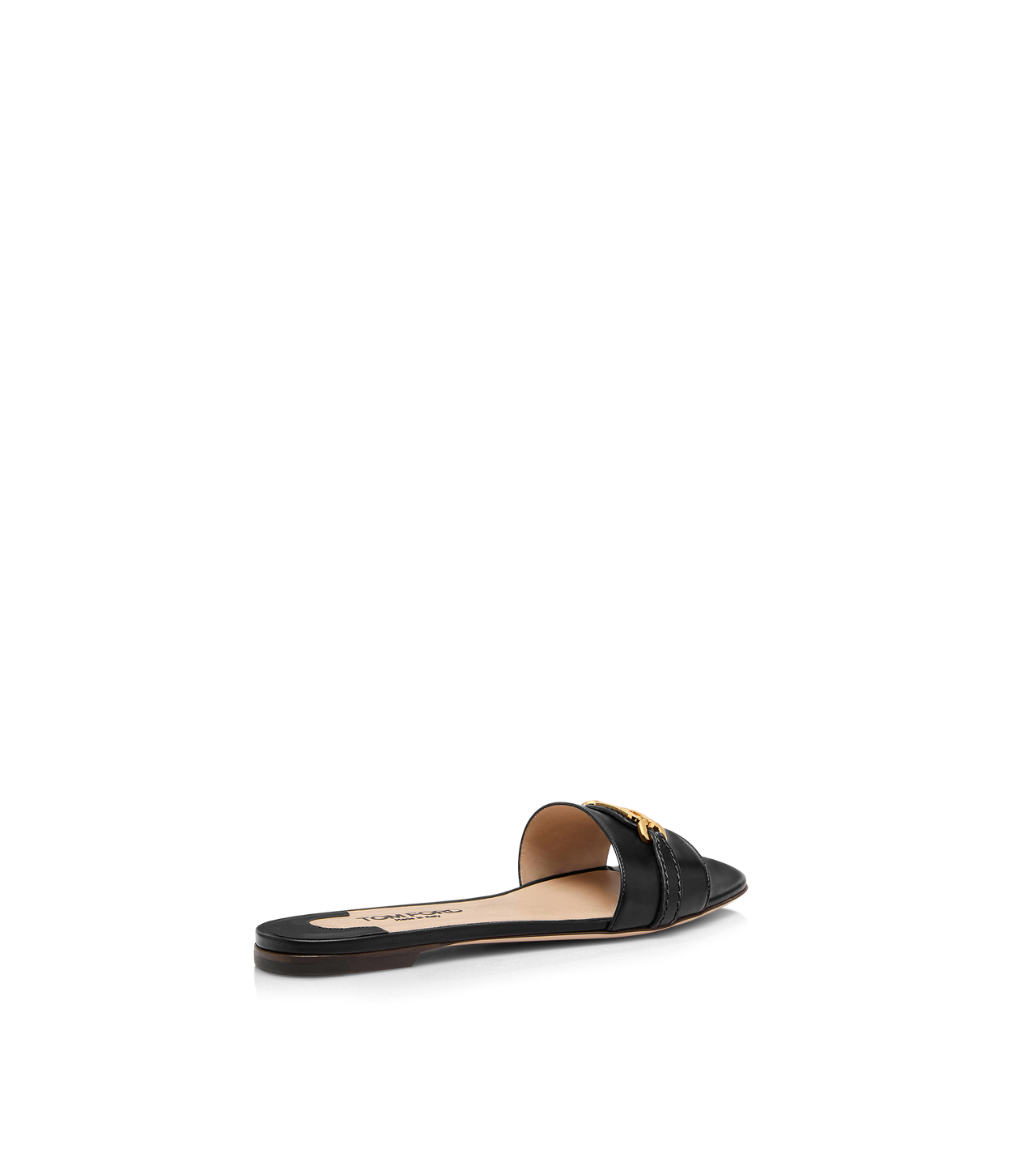 LEATHER WHITNEY SLIDE image number 2