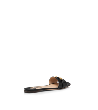 LEATHER WHITNEY SLIDE image number 2