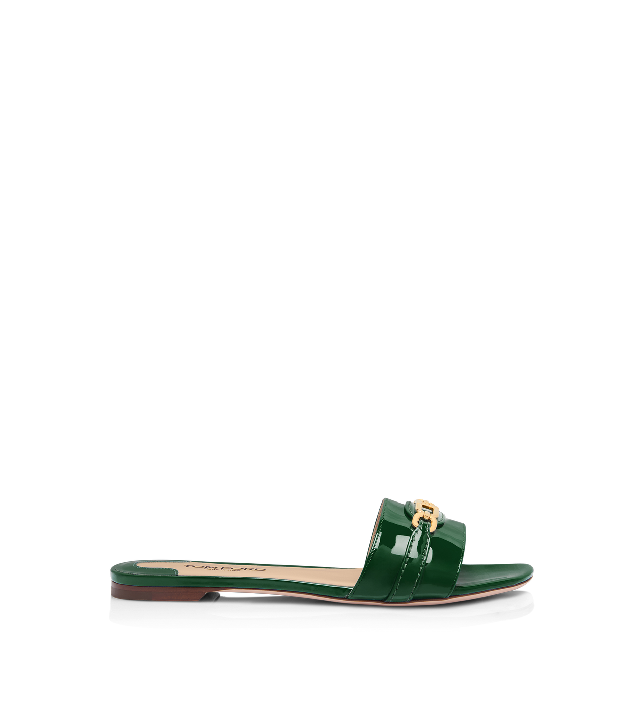 PATENT LEATHER WHITNEY SLIDE image number 0