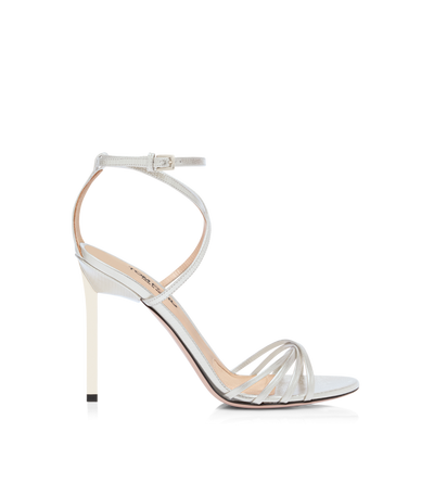 LAMINATED PRINTED LIZARD IDA SANDAL image number 0