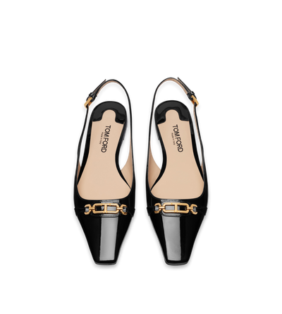 PATENT LEATHER WHITNEY SLINGBACK BALLERINA image number 3