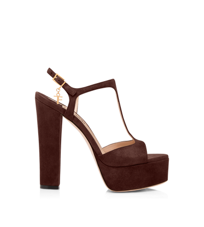 SUEDE LEATHER ANGELINA PLATFORM SANDAL image number 0