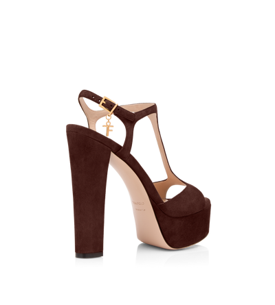 SUEDE LEATHER ANGELINA PLATFORM SANDAL image number 2