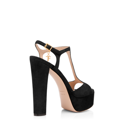 SUEDE LEATHER ANGELINA PLATFORM SANDAL image number 2