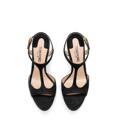 SUEDE LEATHER ANGELINA PLATFORM SANDAL image number 3