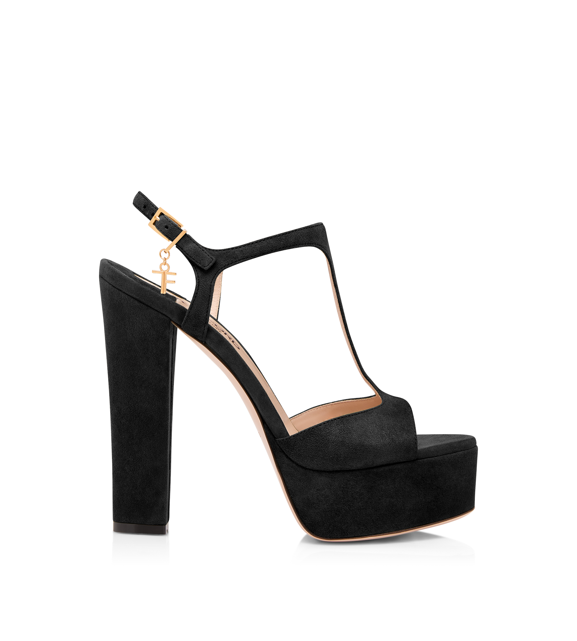 TOM FORD SUEDE LEATHER ANGELINA PLATFORM SANDAL