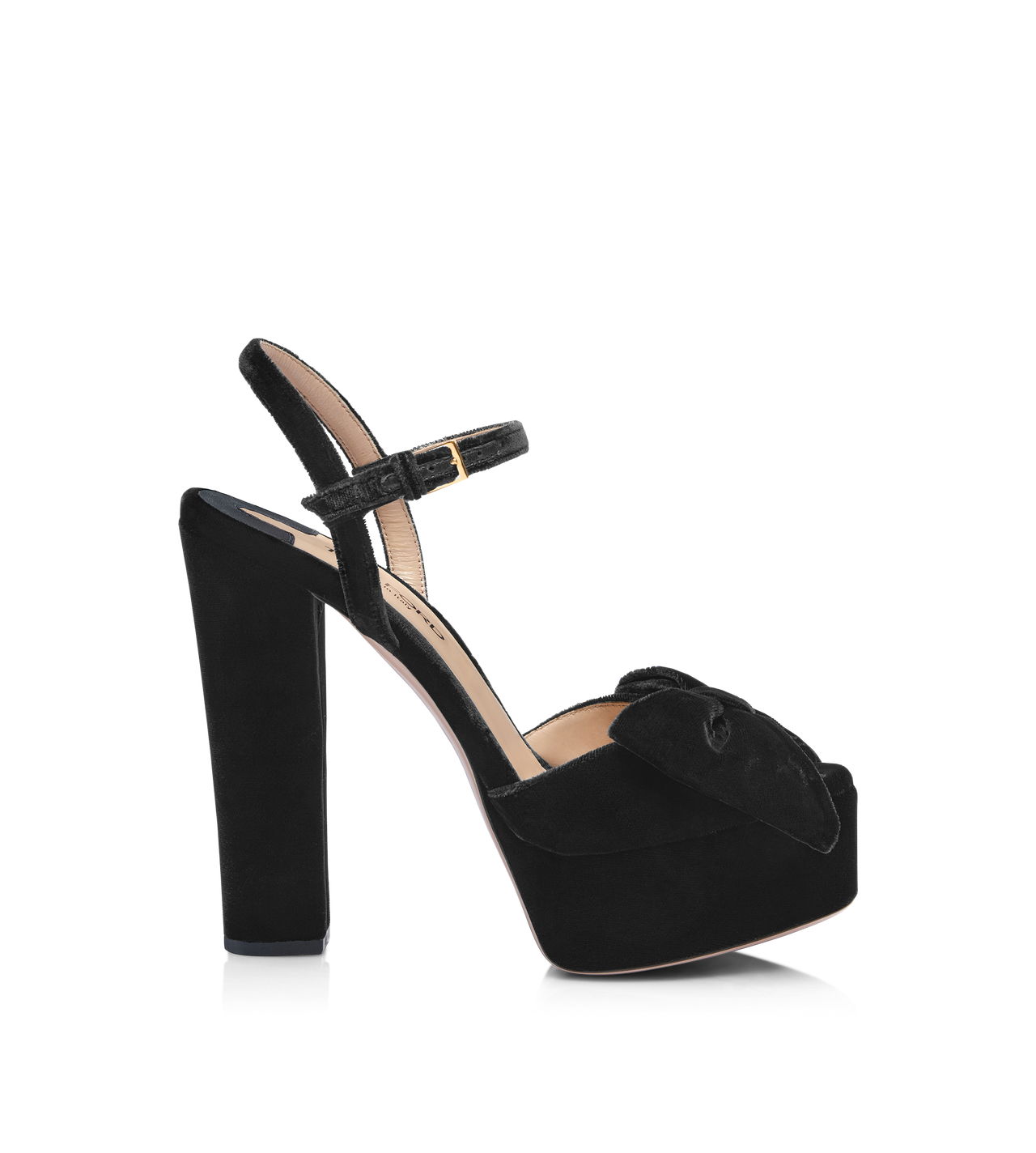 VELVET BRIGITTE PLATFORM SANDAL image number 0