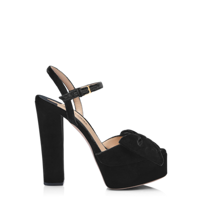 VELVET BRIGITTE PLATFORM SANDAL image number 0