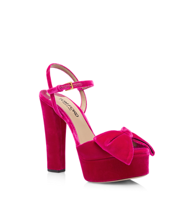 VELVET BRIGITTE PLATFORM SANDAL image number 1