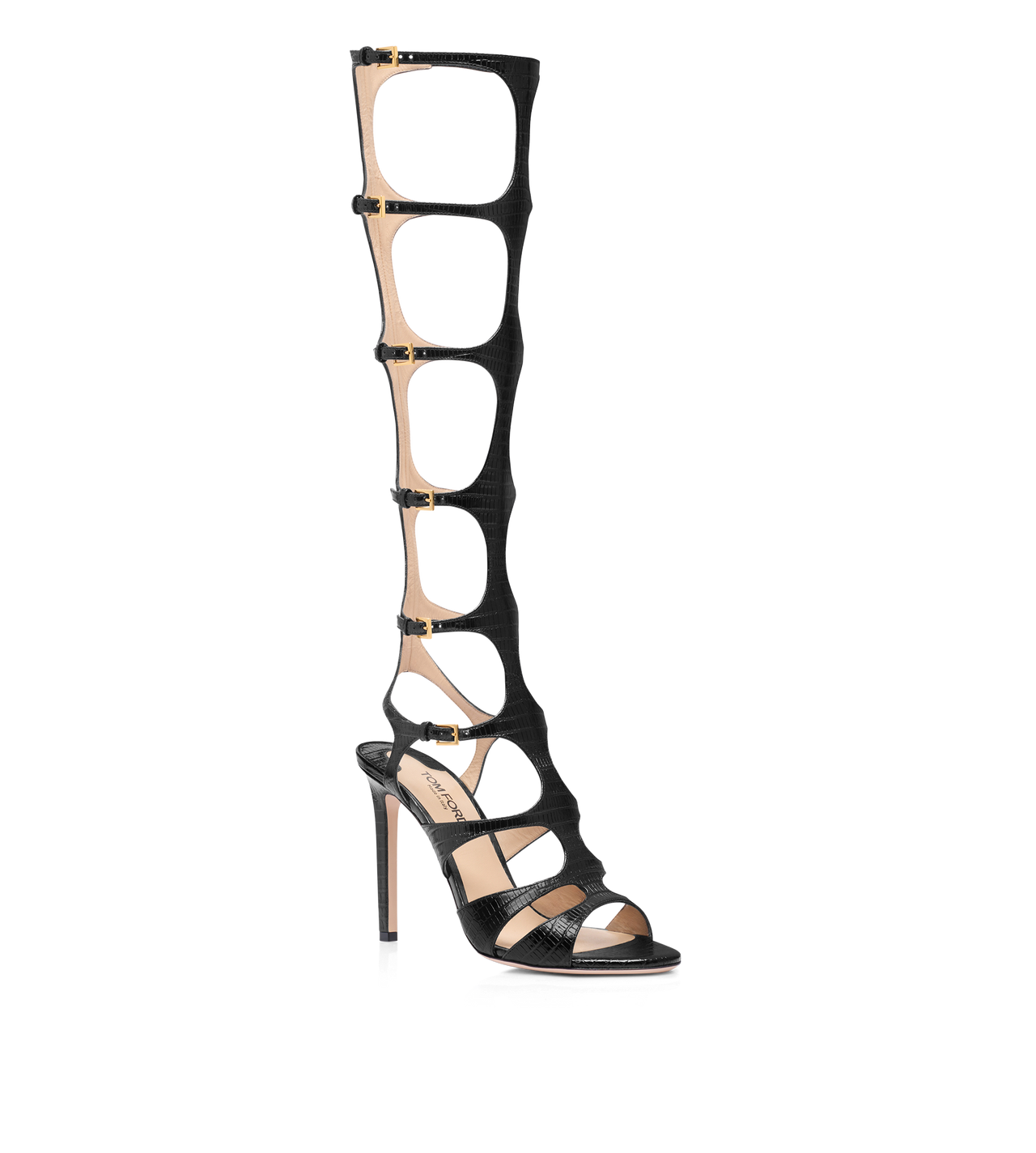 PRINTED TEJUS PARADIS KNEE-HIGH SANDAL image number 1