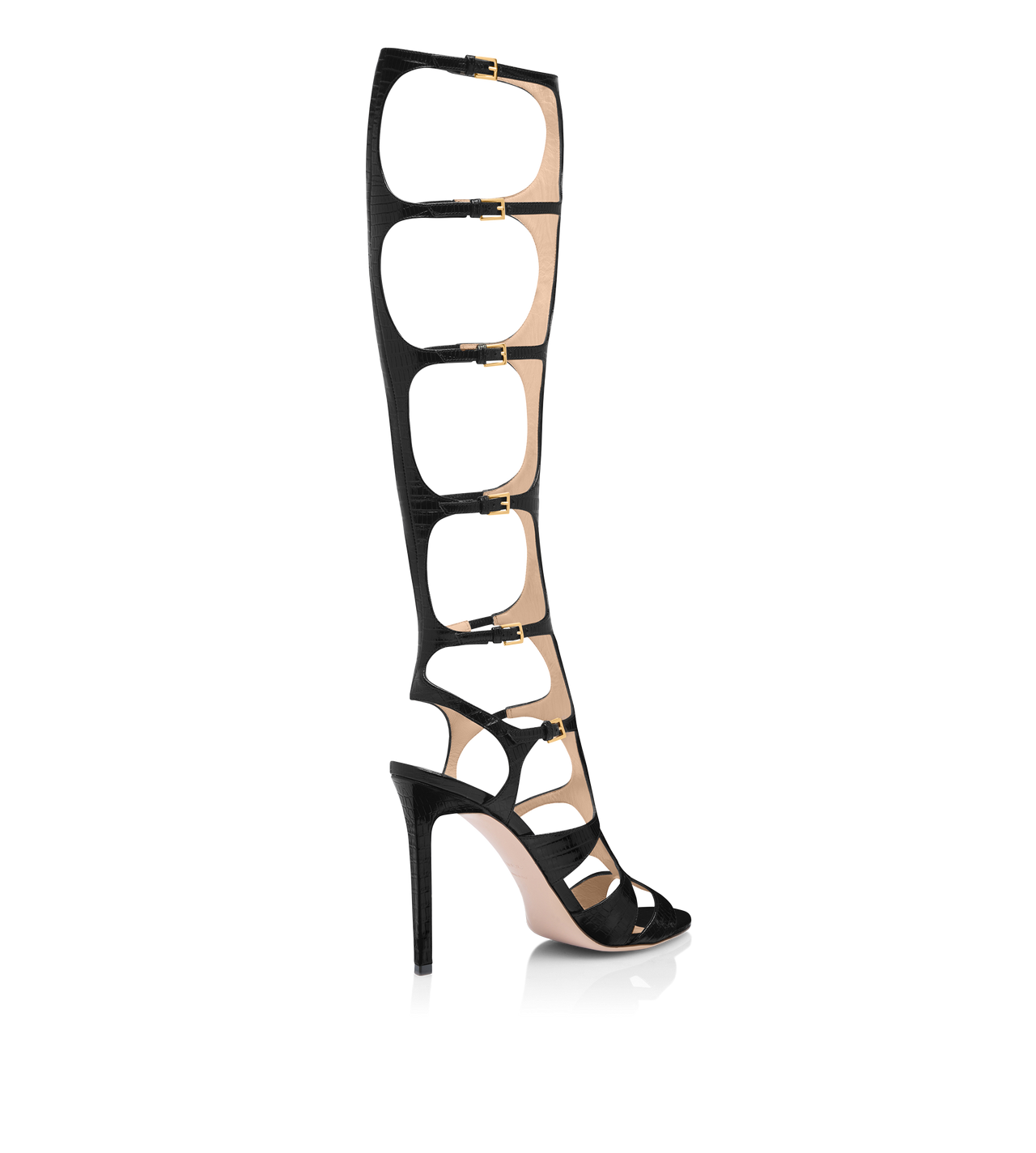 PRINTED TEJUS PARADIS KNEE-HIGH SANDAL image number 2